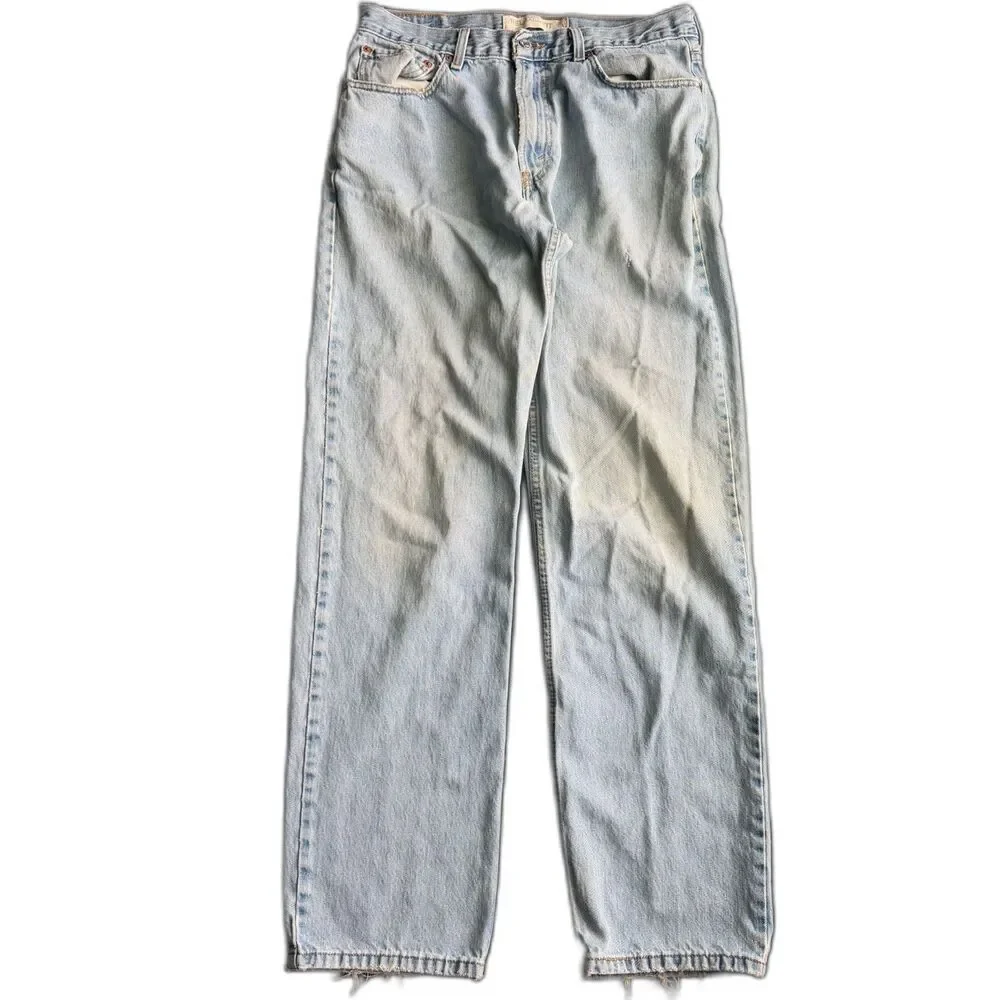 Levi’s 550 Relaxed Fit Jeans Mens 34x34 Light Wash y2k